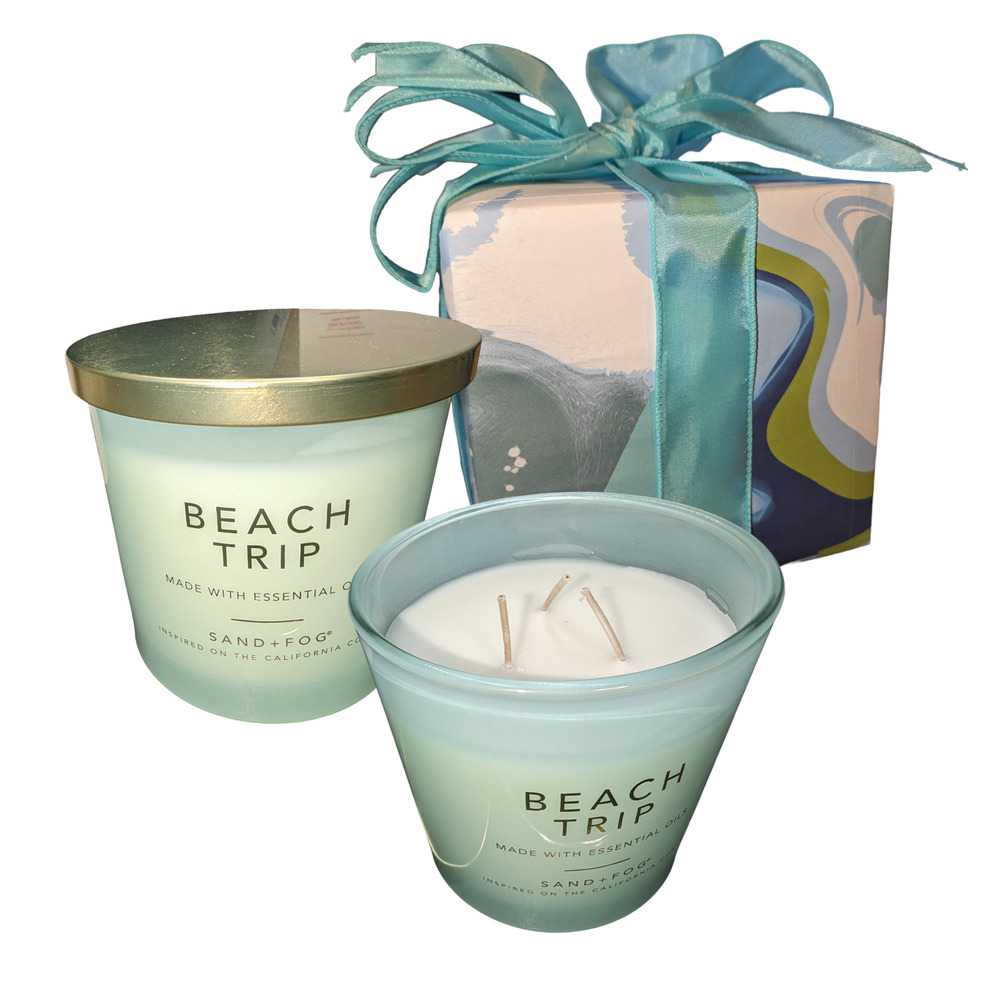 Sand + Fog 21oz Beach Trip Candle - Gift Wrapped